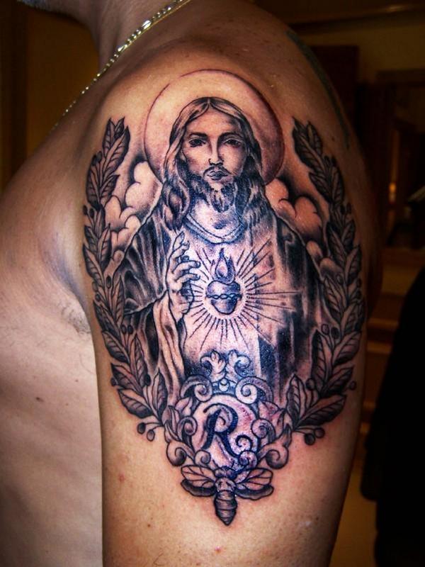 sick jesus tattoo