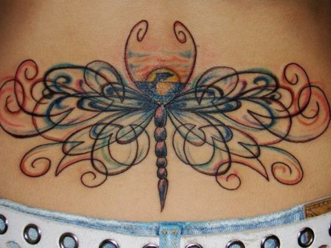 lower back tattoo