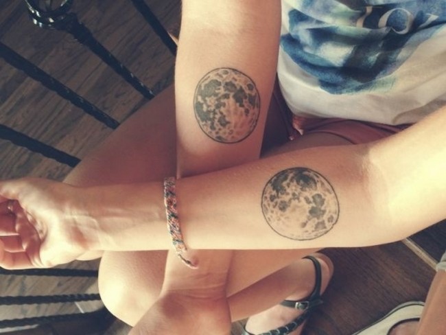 moon tattoo