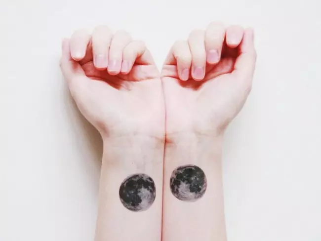 moon tattoo