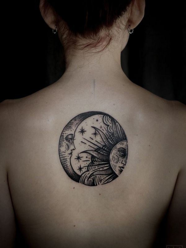 115+ Best Moon Tattoo Designs & Meanings - Up In The Sky (2019)