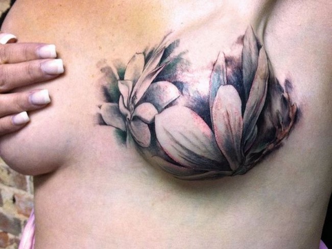 nipple tattoo