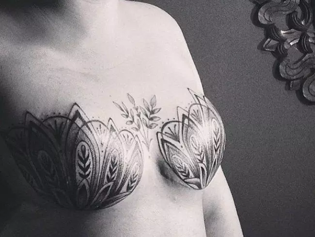 nipple tattoo