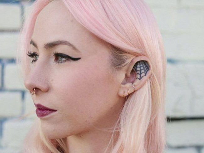 ear tattoo