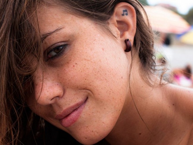 ear tattoo