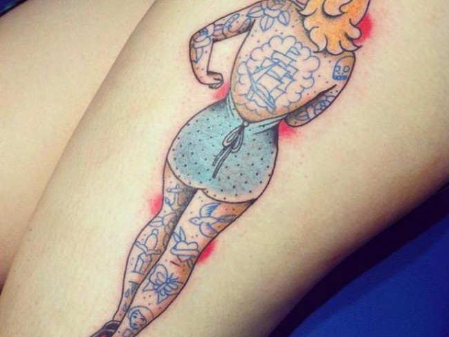 Pinup tattoos 