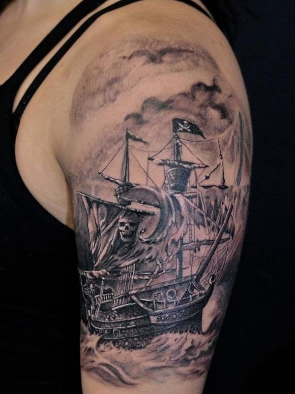 75+ Amazing Masterful Pirate Tattoos Designs & Meanings - [2019]