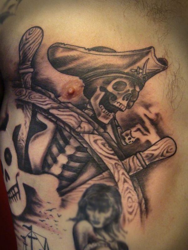75+ Amazing Masterful Pirate Tattoos Designs & Meanings - [2019]