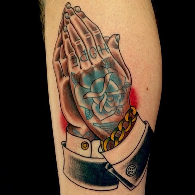 Praying Hands Tattoo 