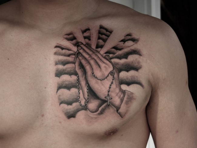 Praying Hands Tattoo