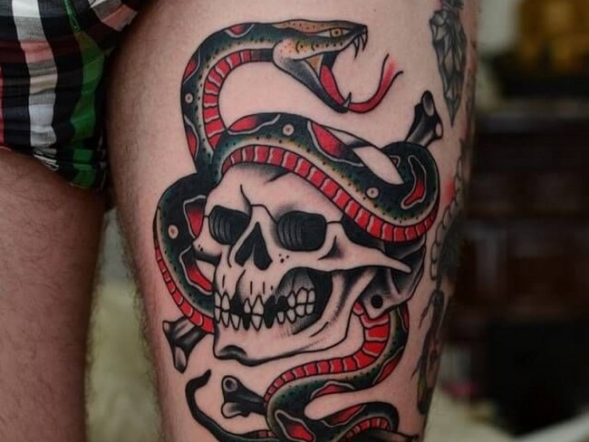 snake tattoo