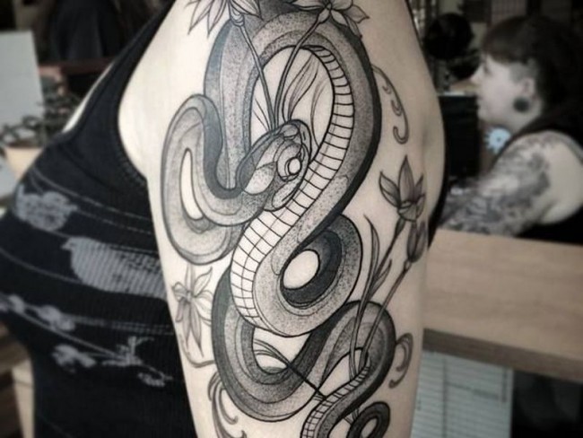 snake tattoo