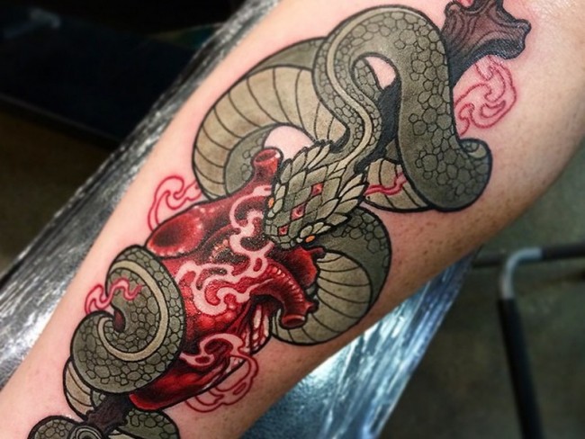 snake tattoo