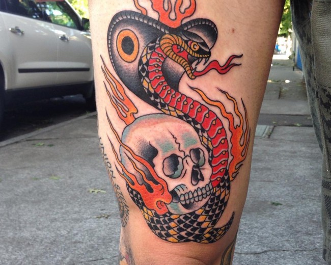 snake tattoo