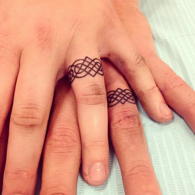 55+ Wedding Ring Tattoo Designs & Meanings True