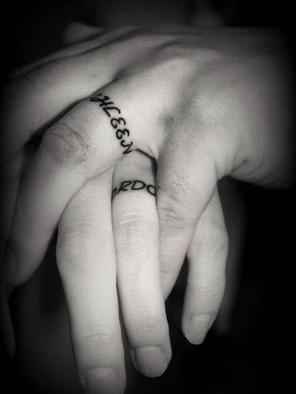 55+ Wedding Ring Tattoo Designs & Meanings - True Commitment (2019)