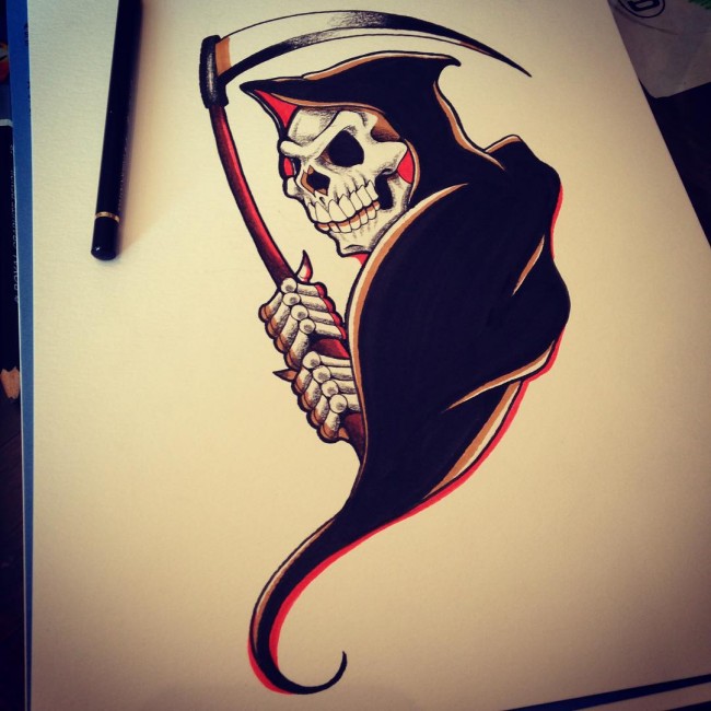 Grim Reaper Tattoos