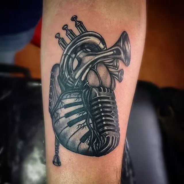 music speaker tattoo designs