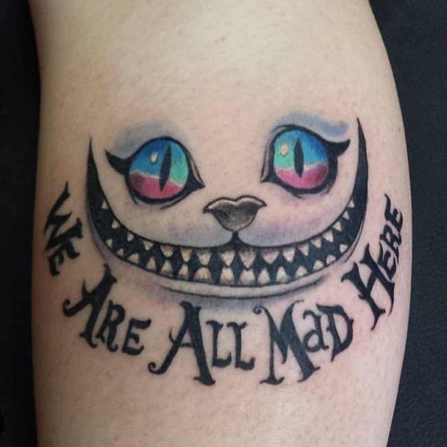 Alice in wonderland tattoos (1)