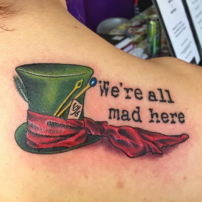 Alice in wonderland tattoos