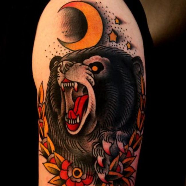 85+ Rough Bear Tattoo Designs & Meanings - Feel The Wild Nature (2019)