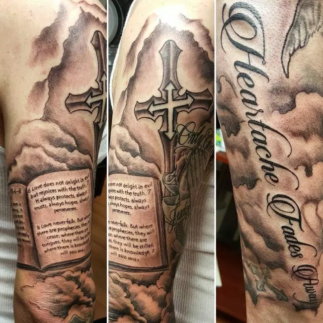 bible verse tattoos on ribs for men