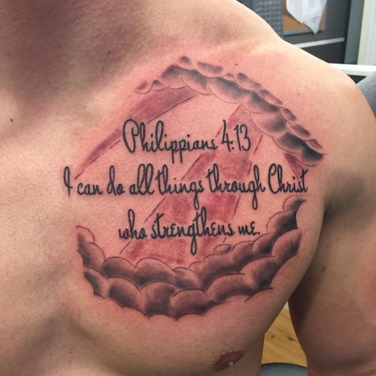 a bible verse tattoo