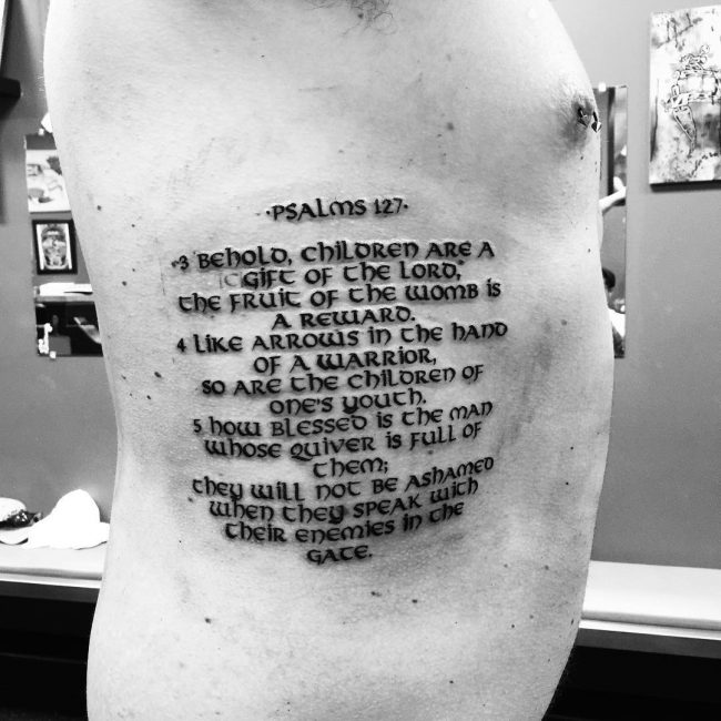 Bible verses tattoos