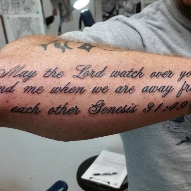 bible verse tattoos about family