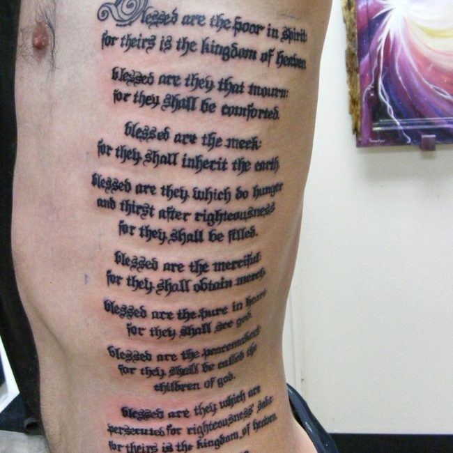 Bible verses tattoos