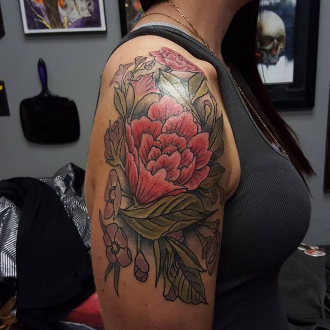 90 Best Floral Tattoo Designs & Meanings - Symbols of Love (2019)