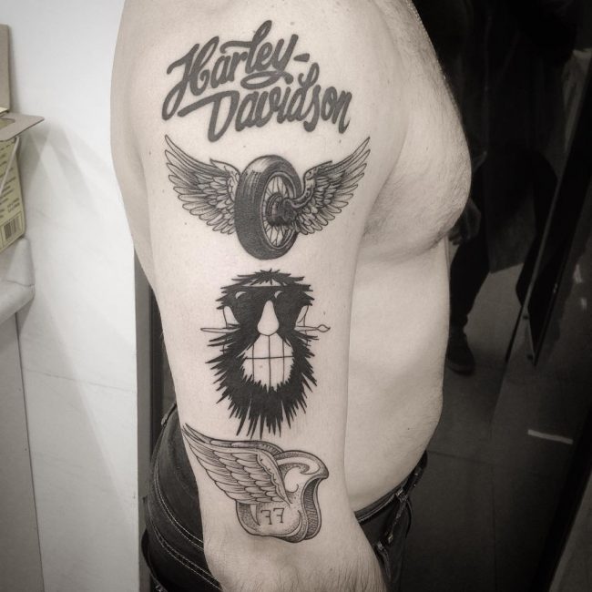 Harley Davidson Tattoo