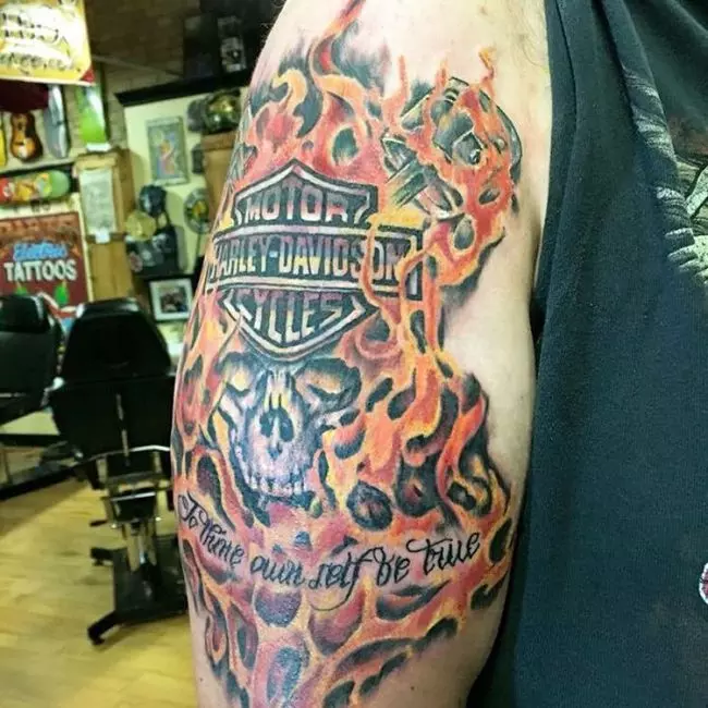 Harley Davidson Tattoo