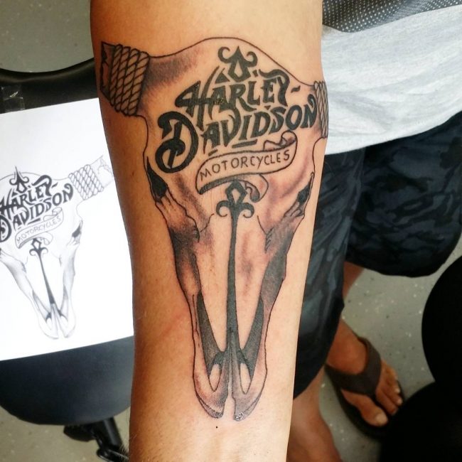 Harley Davidson Tattoo