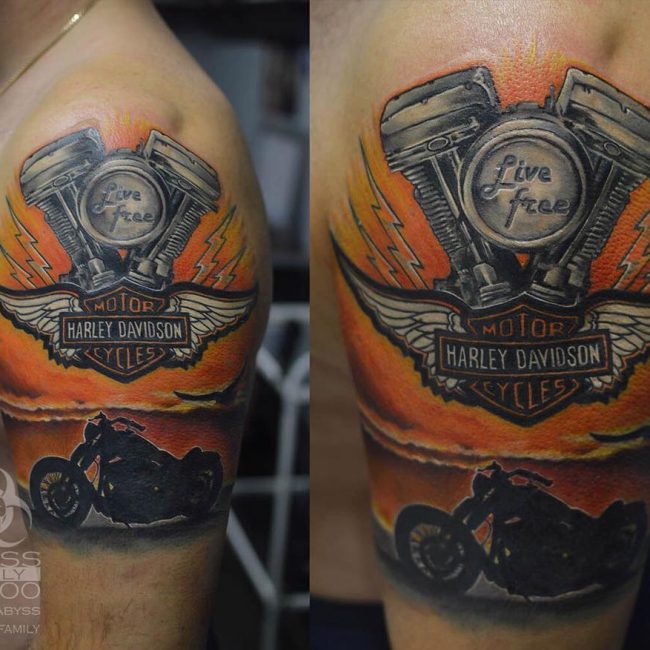 Harley Davidson Tattoo