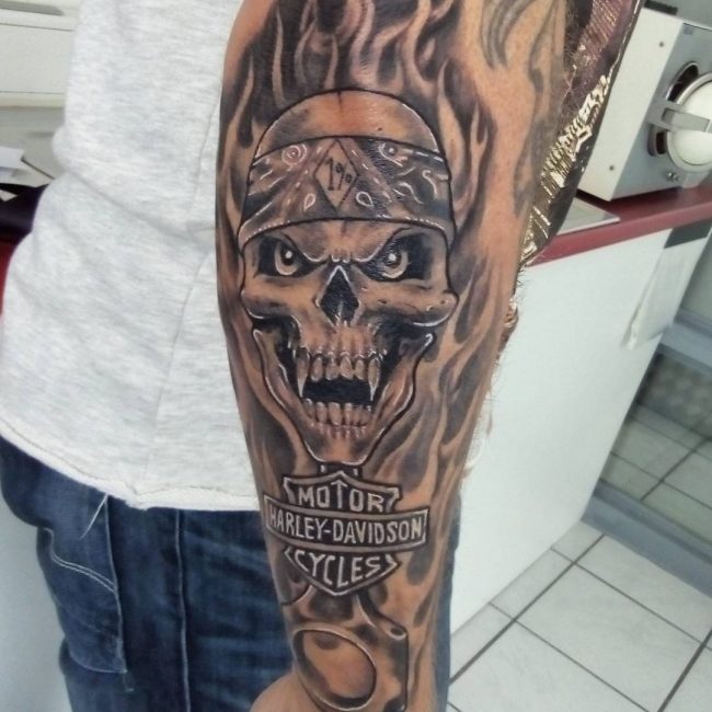 Harley Davidson Tattoo