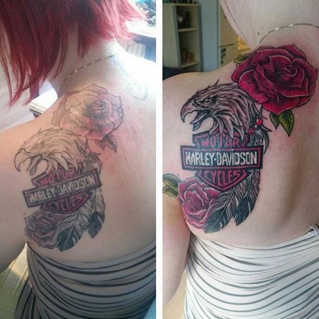 girly harley davidson tattoos