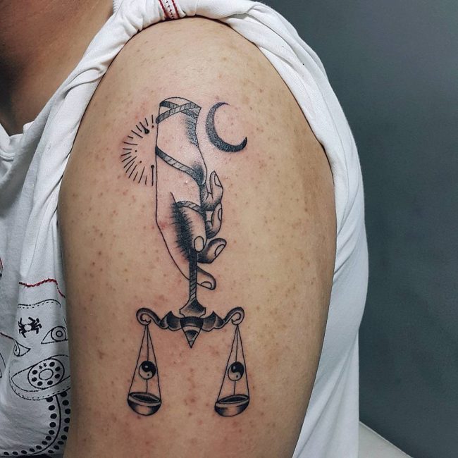 75 Extraordinary Libra Tattoo - Designs & Meanings (2019)