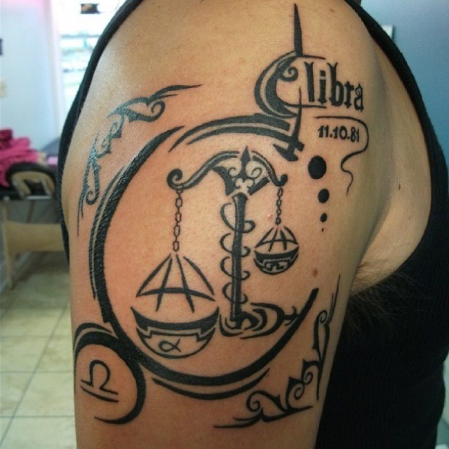 Libra tattoos