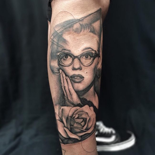Marilyn Monroe Tattoos.