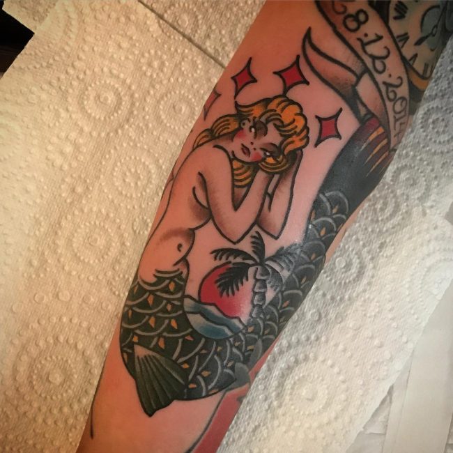 mermaid tattoo