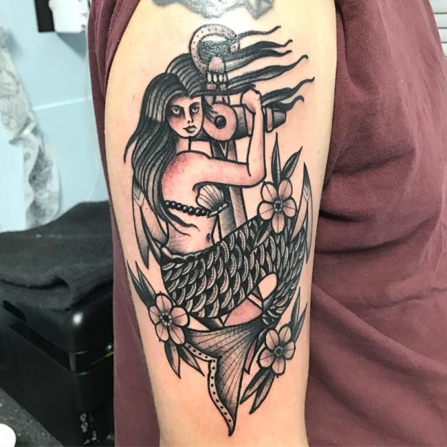 mermaid tattoo