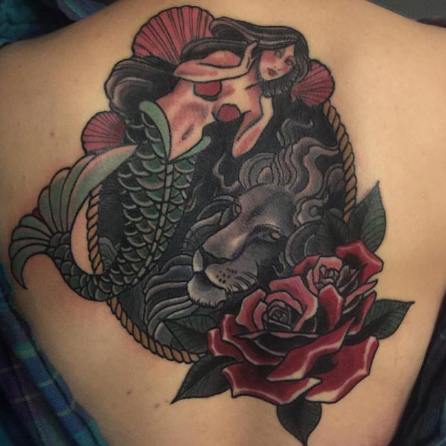 mermaid tattoo