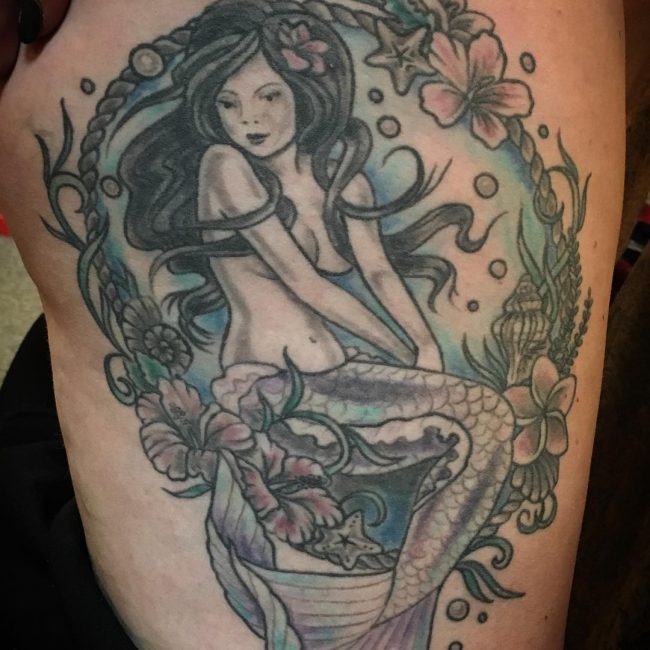 mermaid tattoo