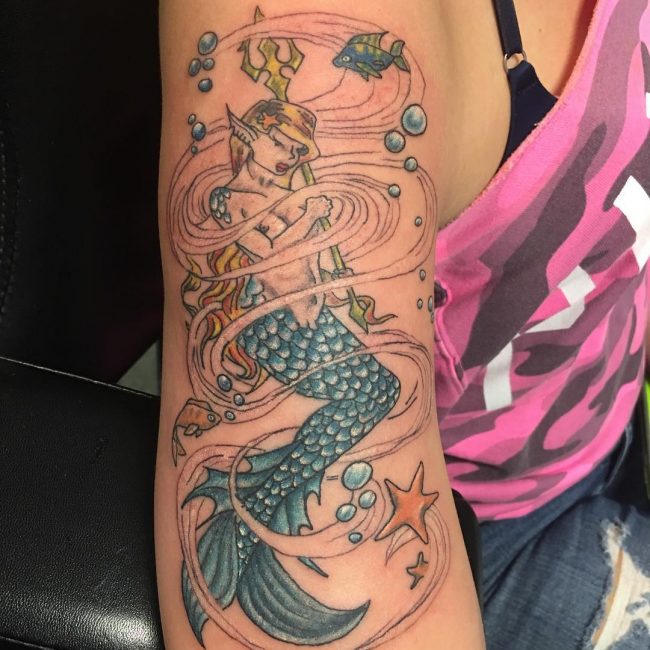 mermaid tattoo