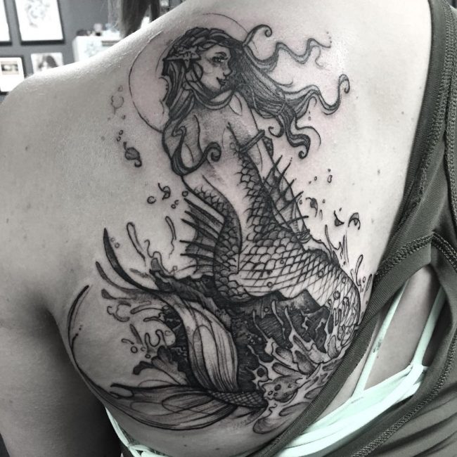 mermaid tattoo