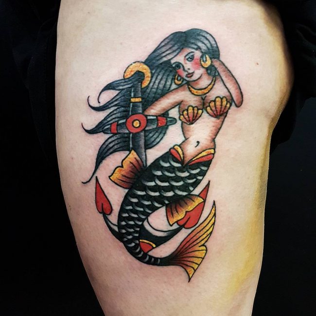 mermaid tattoo