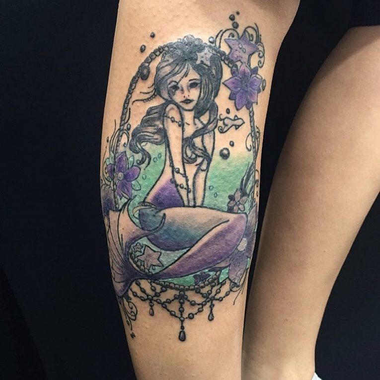 90+ Best Little Mermaid Tattoos Designs & Meaning (2019)