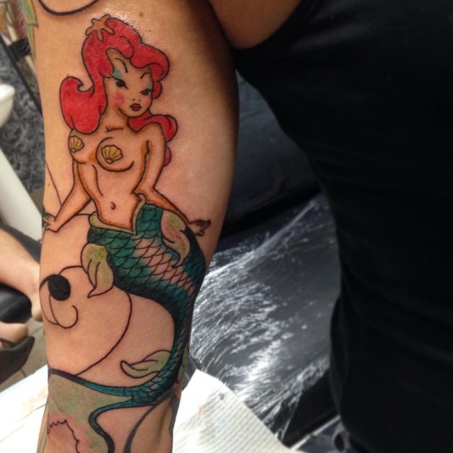 mermaid tattoo