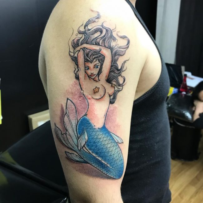 mermaid tattoo